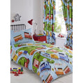 Front - Train Track Duvet Cover Set