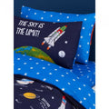 Front - Bedding & Beyond Space Duvet Cover Set