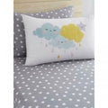 Front - Clouds and Stars Fitted Sheet Set