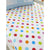 Front - Sunny Rainbow Dots Fitted Sheet Set