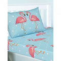 Front - Fifi Flamingo Fitted Sheet Set