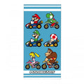 Front - Mario Kart Race Cotton Bath Towel