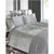 Front - Rapport Crushed Velvet Duvet Cover Set