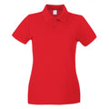 Front - Fruit of the Loom Womens/Ladies Lady Fit Short-Sleeved Polo Shirt