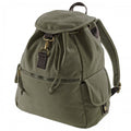 Front - Quadra Vintage Canvas Backpack - 18 Litres (Pack of 2)