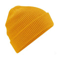 Front - Beechfield Waffle Organic Cotton Beanie