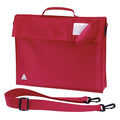 Front - Quadra Junior Book Bag With Strap