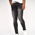 Front - Crosshatch Mens Barbeck Slim Jeans