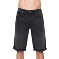 Front - Crosshatch Mens Tillforth Denim Casual Shorts