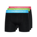 Front - Crosshatch Mens Astral Bright Boxer Shorts (Pack of 3)