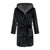 Front - Crosshatch Mens Mantous Fleece Lined Dressing Gown