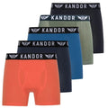 Front - Kandor Mens Bambers Boxer Shorts (Pack of 5)