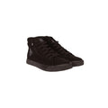 Front - Crosshatch Mens Kickturn Canvas High-top Trainers