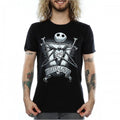 Front - Nightmare Before Christmas Mens Misfit Love Jack Skellington Cotton T-Shirt