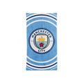 Blue-White - Front - Manchester City FC Official Pulse Design Towel