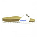 White-Brown - Front - Sanosan Mens Malaga Sano Sandals