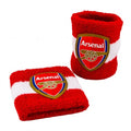 Front - Arsenal FC Crest Cotton Wristband (Pack Of 2)