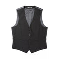 Front - Burton Mens Essential Plain Tailored Waistcoat