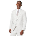 Front - Burton Mens Linen Blend Single-Breasted Slim Suit Jacket