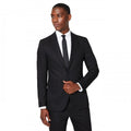 Front - Burton Mens Herringbone Single-Breasted Suit Jacket