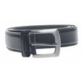 Front - Duke Mens D555 Lewis Bonded Leather Square Buckle Waist Belt