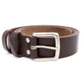 Front - D555 Mens Liam Kingsize Square Buckle Leather Belt