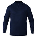 Front - Duke Mens D555 Giuseppe 2 Knitted Quarter Zip Kingsize Sweatshirt