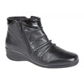 Front - Mod Comfys Womens/Ladies Softie Leather Flexible Ankle Boots