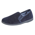 Front - Sleepers Mens Wilson Velour Slippers