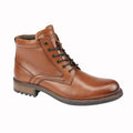 Front - Roamers Mens Elgin Leather Ankle Boots