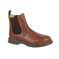 Front - Grafters Mens Leather Chelsea Boots