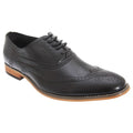 Front - Goor Mens 5 Eyelet Brogue Oxford Shoes