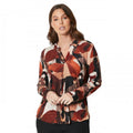 Front - Principles Womens/Ladies Geo Abstract V Neck Blouse