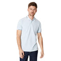 Front - Maine Mens Birdseye Tipped Polo Shirt