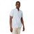 Front - Maine Mens Fine Stripe Oxford Short-Sleeved Shirt