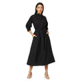 Front - Principles Womens/Ladies Cotton Pleated Sleeve Midi Dress