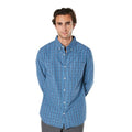 Front - Maine Mens Berg Check Long-Sleeved Shirt