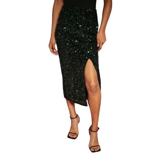 Black sequin shop skirt dorothy perkins