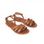 Front - Dorothy Perkins Womens/Ladies Jaleesa Leather Woven Wide Sandals