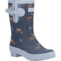 Front - Cotswold Womens/Ladies Woodland Deer Mid Cut Wellington Boots