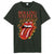 Front - Amplified Mens Hot Tongue The Rolling Stones T-Shirt