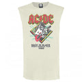 Front - Amplified Mens North America Tour 80 AC/DC Sleeveless Tank Top