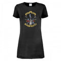 Front - Amplified Womens/Ladies Top Hat Skull Guns N Roses T-Shirt Dress