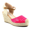 Front - Lunar Womens/Ladies Craster Wedges