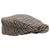 Front - Mens Tweed Wool Blend Flat Cap