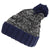 Front - Childrens/Kids Knitted Tassel Bobble Hat