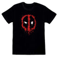 Front - Deadpool Unisex Adult Splat T-Shirt