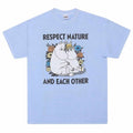 Front - Moomin Unisex Adult Respect Nature T-Shirt