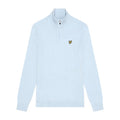 Front - Lyle & Scott Mens Merino Wool Quarter Zip Golf Jumper