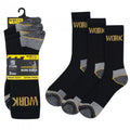 Front - Storm Ridge Mens Hardworking Work Socks (3 Pairs)